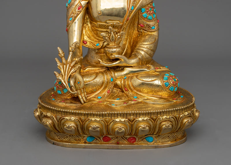 Healer Medicine Buddha Statue | Nepalese Traditional Artifact