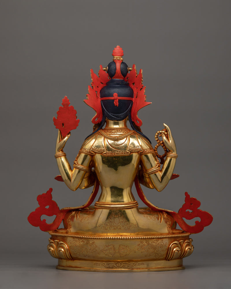 Chenrezig Bodhisattva of Boundless Compassion Statue | Symbol of Universal Love