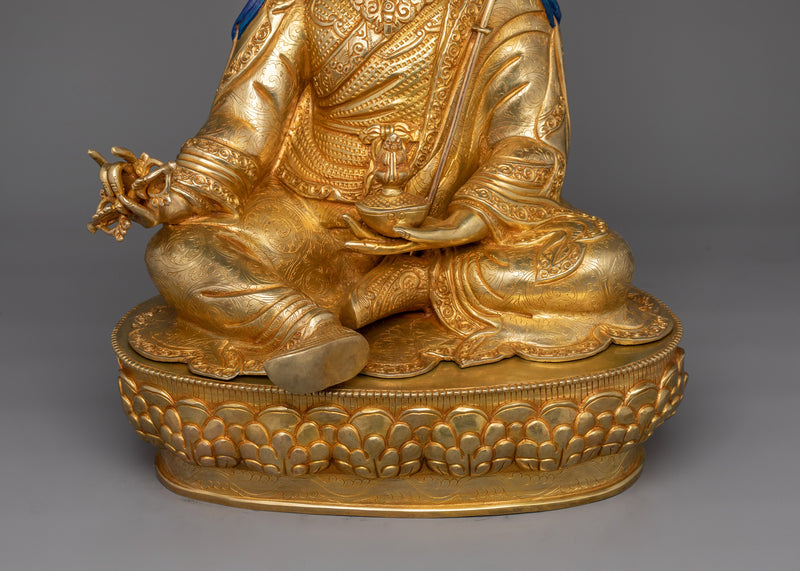 Guru Rinpoche Vajra Master Buddhist Himalayan Figurine | Guru Padmasambhava for Rituals