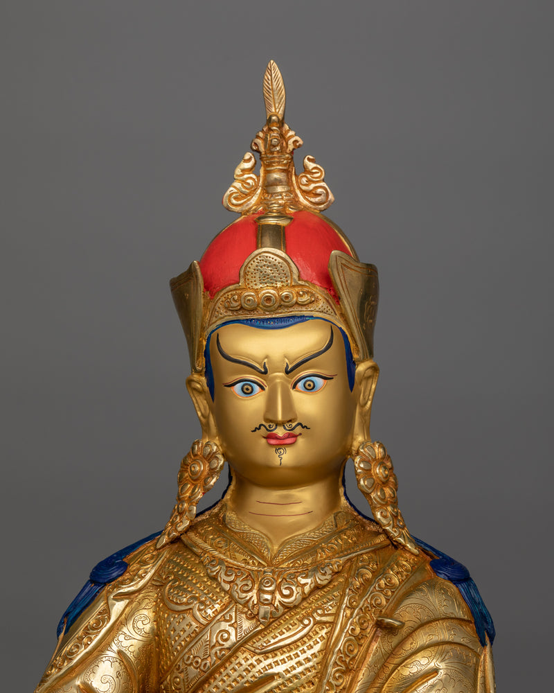 Guru Rinpoche Vajra Master Buddhist Himalayan Figurine | Guru Padmasambhava for Rituals