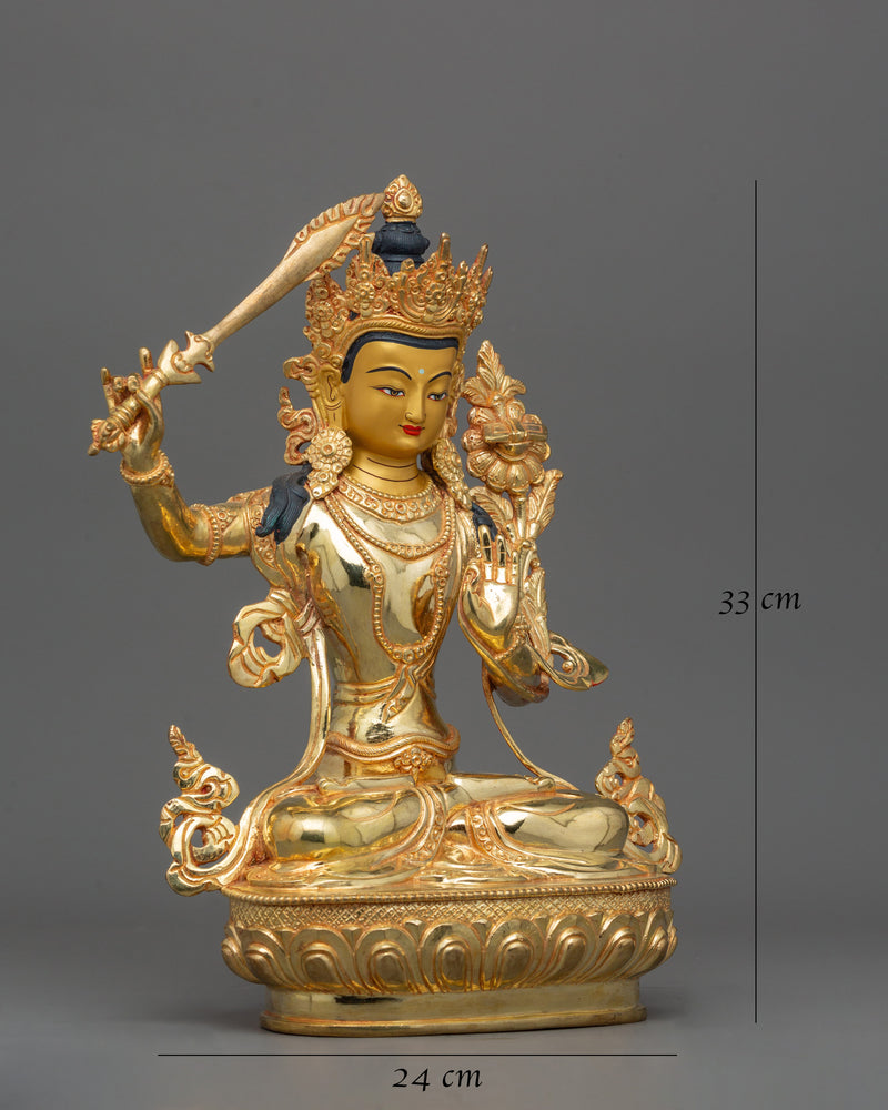 tibetan-manjushri-wisdom-deity-figurine