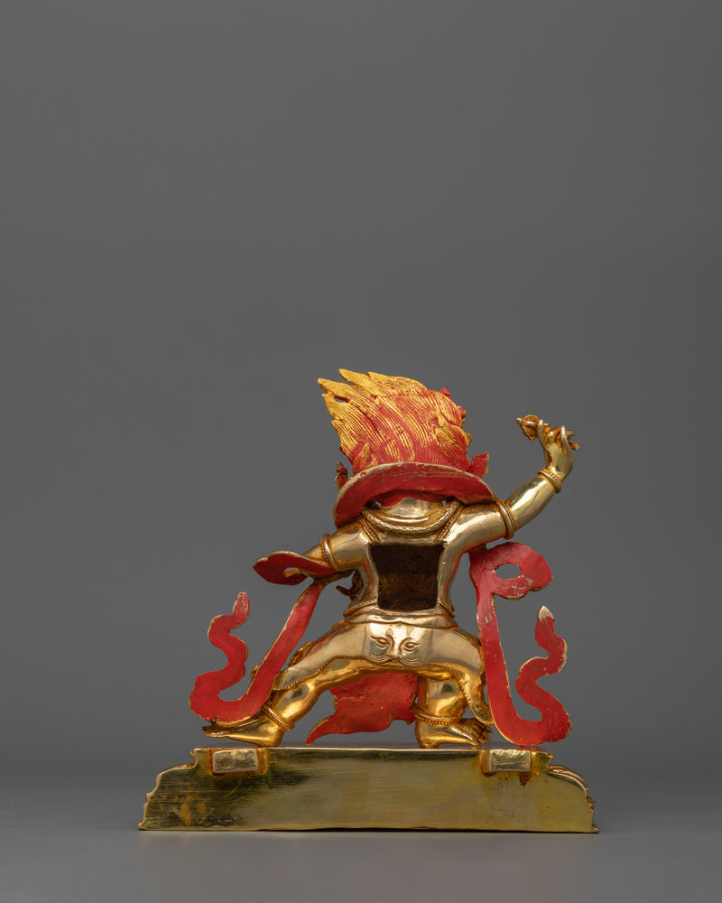 Vajrapani Buddhist Wrathful Deity  for Buddhist Altar |  Vajra Thunderbolt Holder Statue