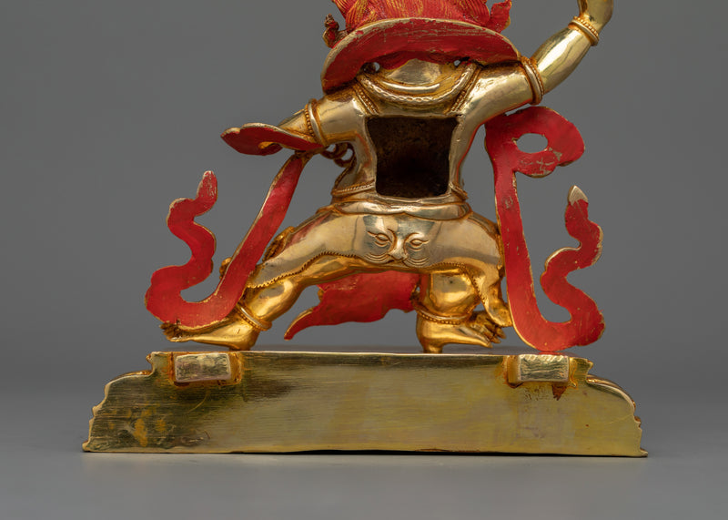 Vajrapani Buddhist Wrathful Deity  for Buddhist Altar |  Vajra Thunderbolt Holder Statue