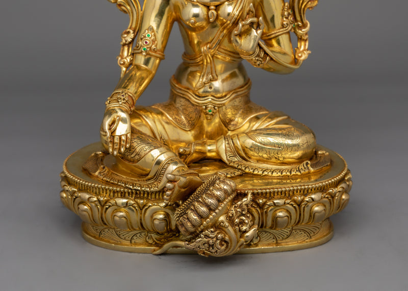 Goddess Syamatara Sculpture | The Compassionate Protector