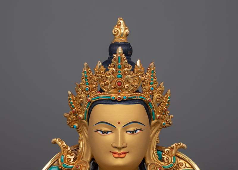 Amitayus Buddha of Infinite Life Statuette | Longevity and Spiritual Abundance