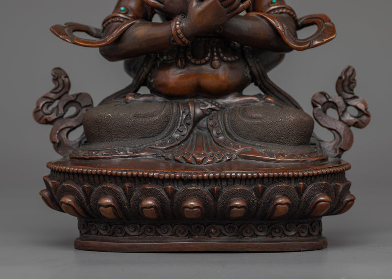 Handcrafted Vajradhara with Consort Statue | Dharma Buddha