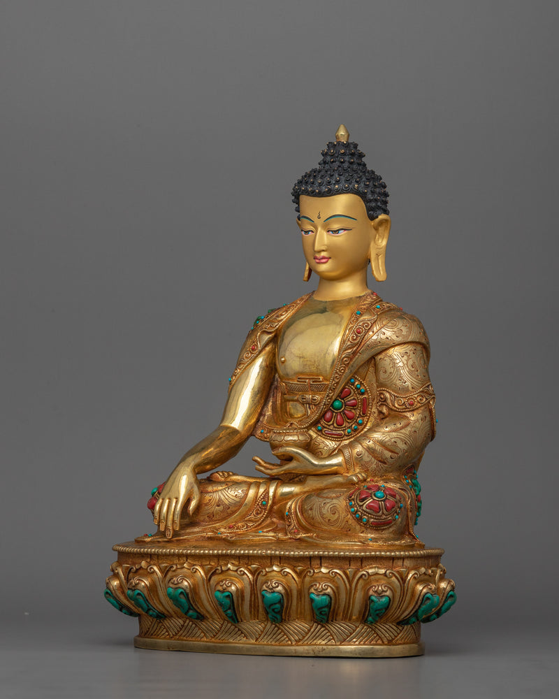 Shakyamuni Buddha Teachings for Enlightenment Statue | Symbol of Profound Wisdom