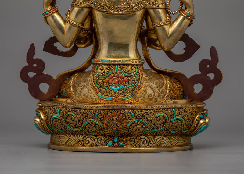 Bodhisattva Statue Chenrezig | Perfect for Meditation and Devotion