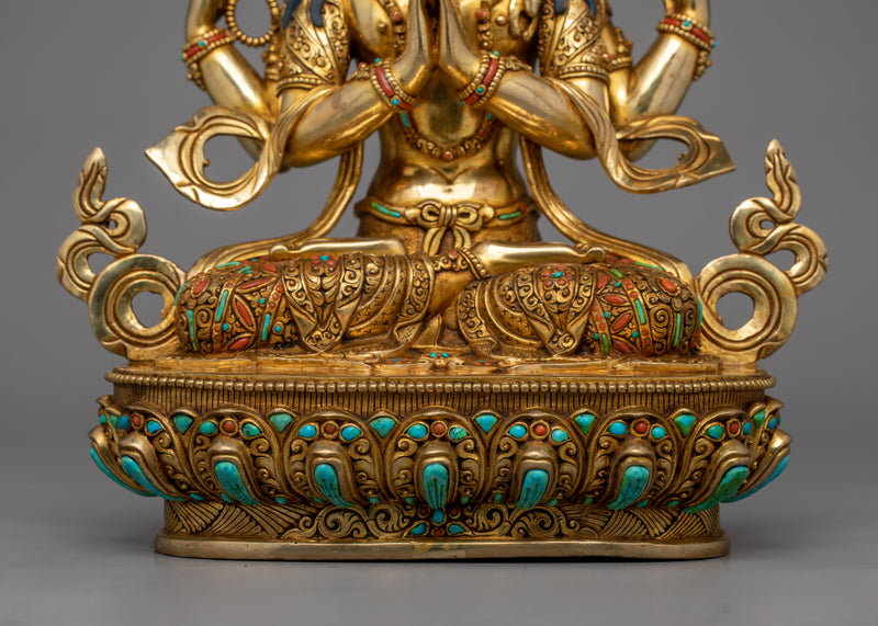 Bodhisattva Statue Chenrezig | Perfect for Meditation and Devotion