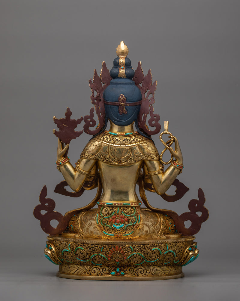 Bodhisattva Statue Chenrezig | Perfect for Meditation and Devotion