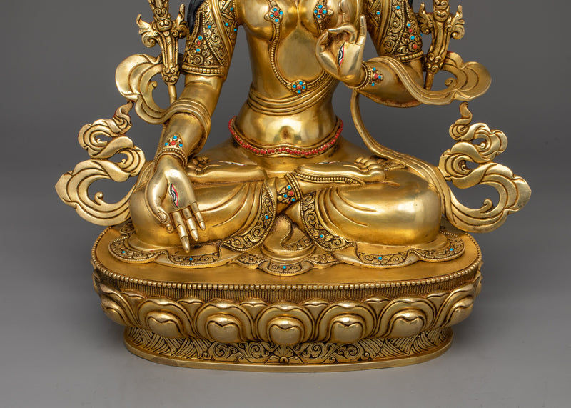 The Historical White Tara Sculpture | Healing Goddess Art