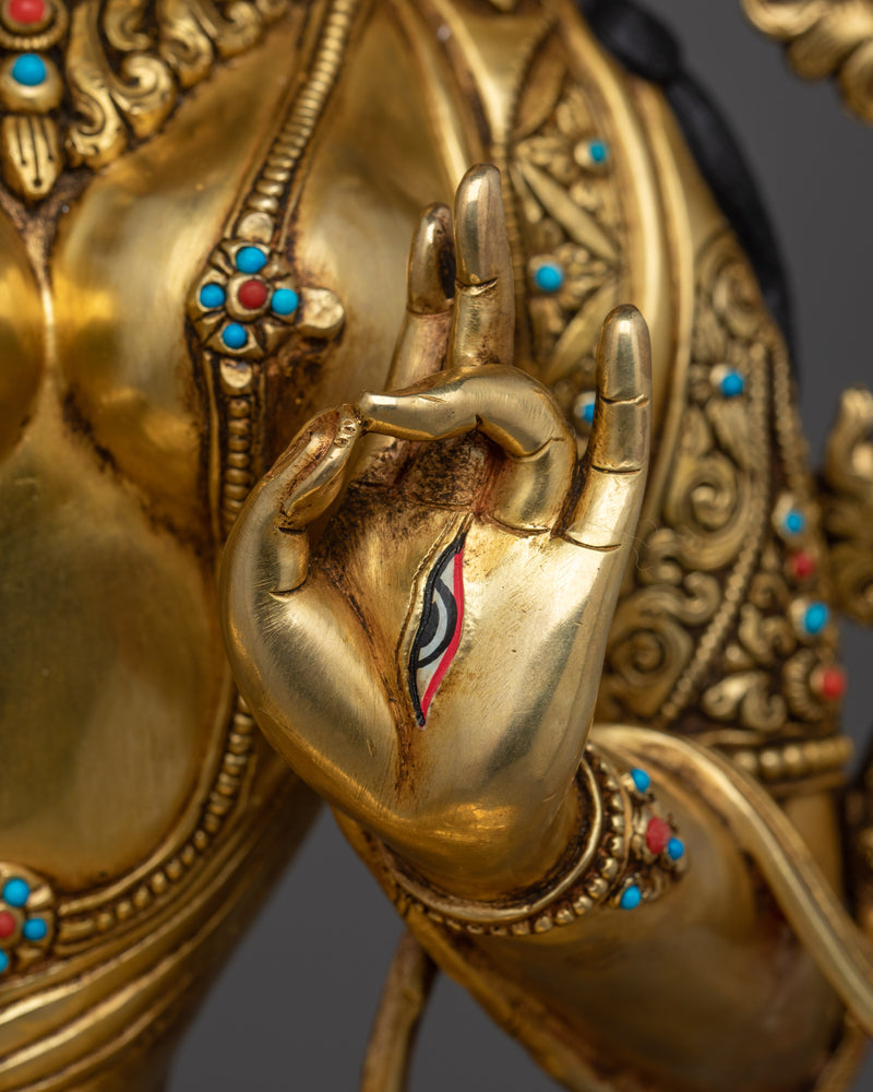 The Historical White Tara Sculpture | Healing Goddess Art