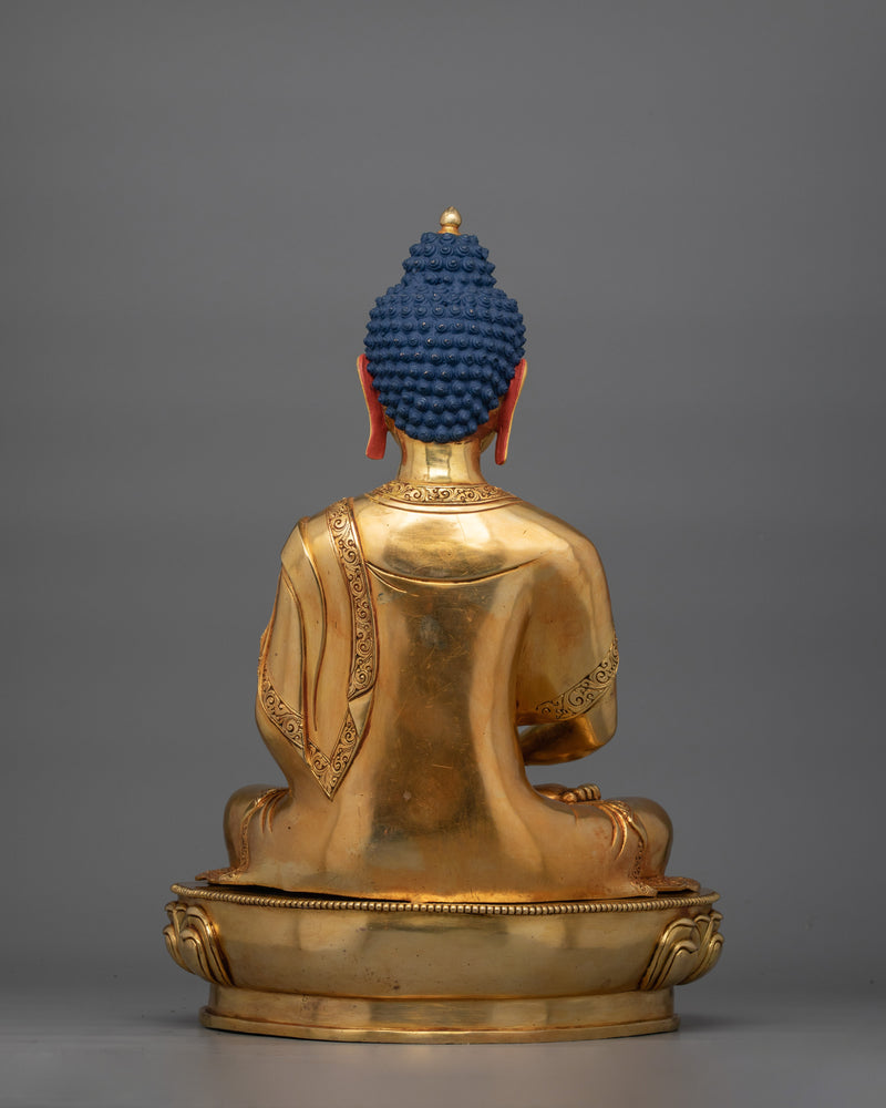 Buddhist Compassionate Deity Amitabha Statue | Sukhavati (Pure Land) Buddha Figure