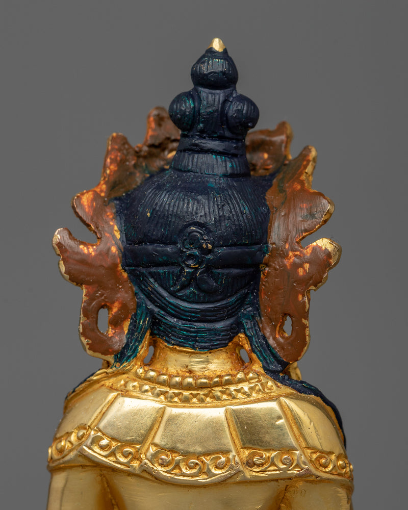 Amitayus Savior Buddha Deity of Endless Life Sculpture | Protector of Longevity and Health