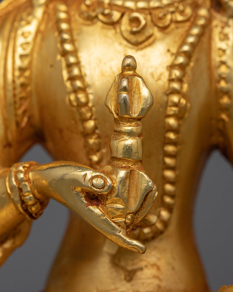 Sacred Vajrasattva Sculpture | The Embodiment of Purity and Wisdom