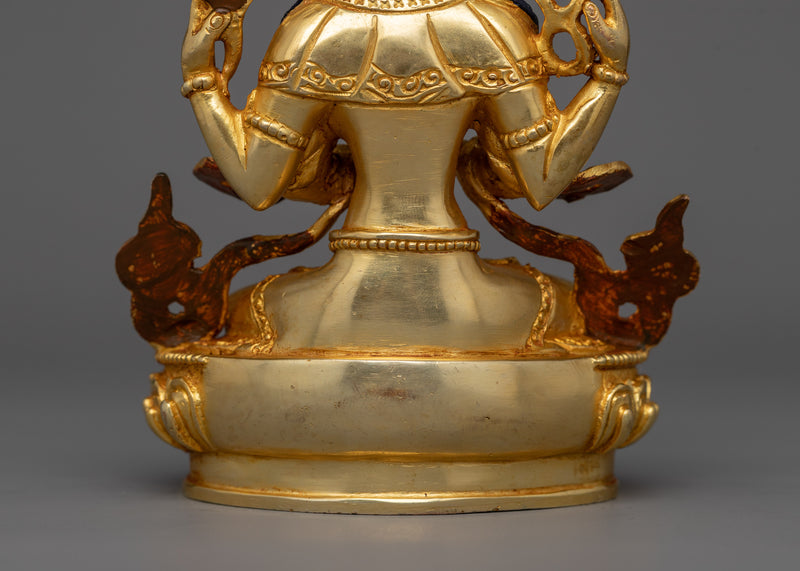 Tibetan Buddhism Chenrezig Sculpture | Bodhisattva Deity of Compassion