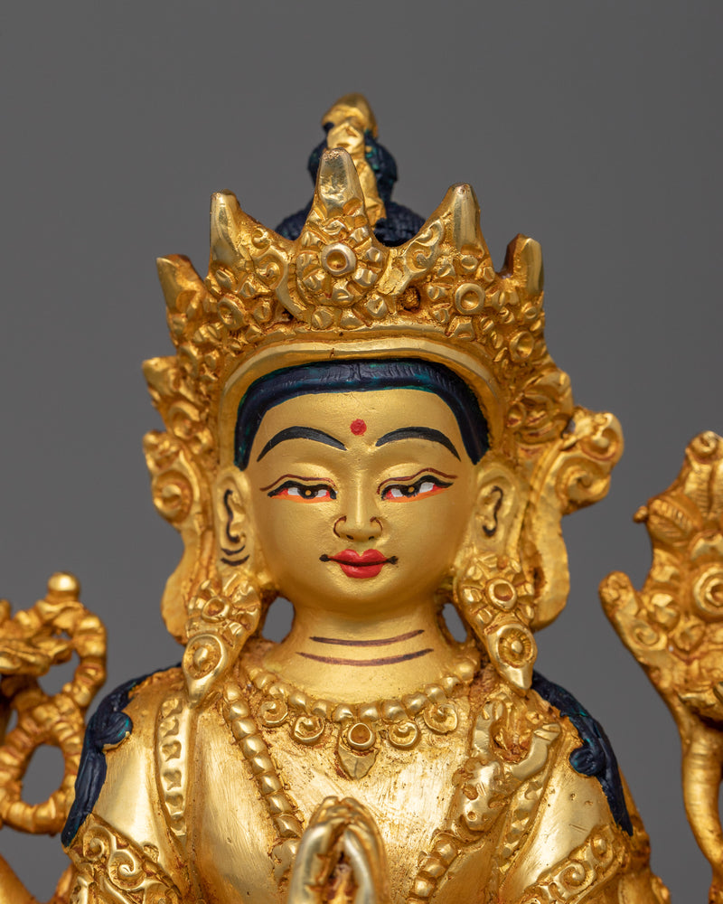 Tibetan Buddhism Chenrezig Sculpture | Bodhisattva Deity of Compassion