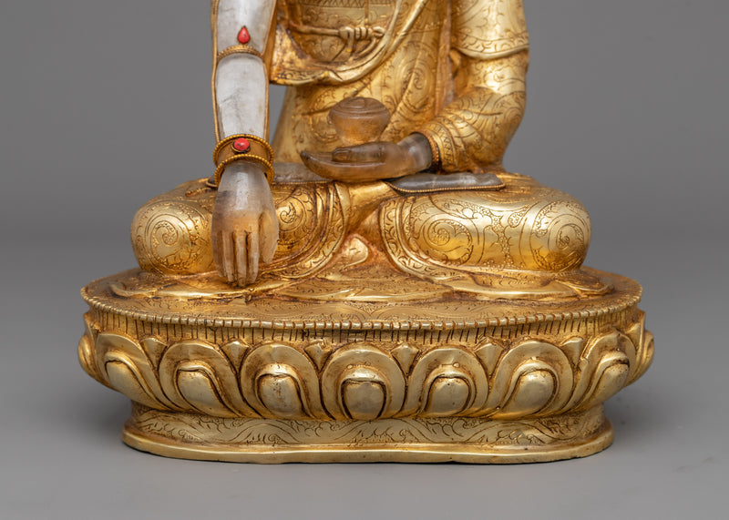 Buddhist Meditation Deity Shakyamuni Buddha Statue | Symbol of mindfulness practice