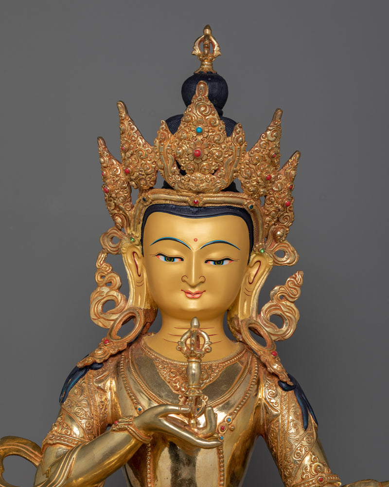 Tantric Buddhist Being Vajrasattva's Figurine | Tibetan Buddhist Deity Dorje Sempa