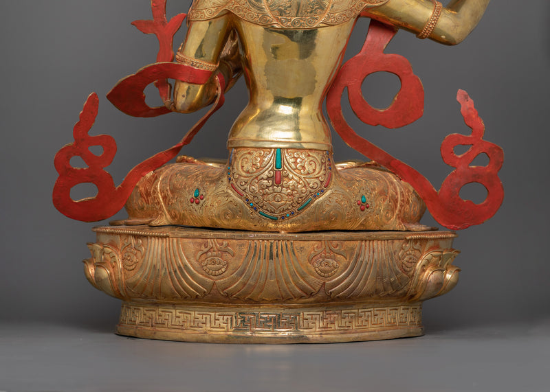 Manjushri the Bodhisattva of Great Wisdom Figurine | Buddhist Sculpture for Enlightenment