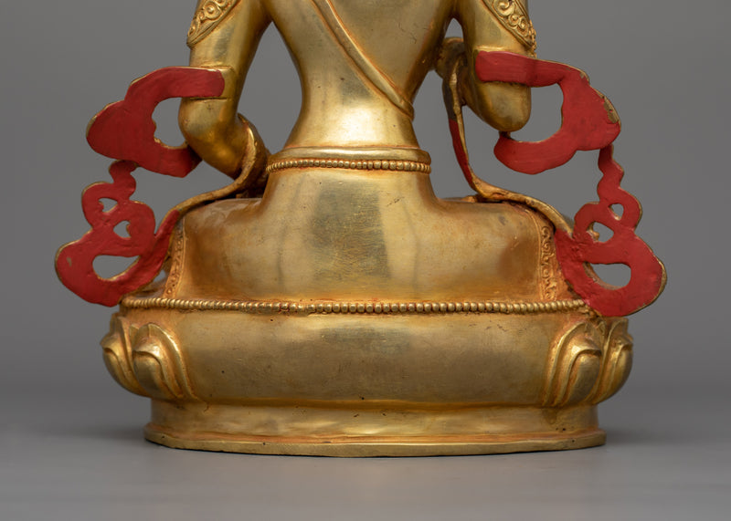 Tibetan Buddhist Deity Dorje Sempa Sculpture | Purification Bodhisattva Vajrasattva Figurine