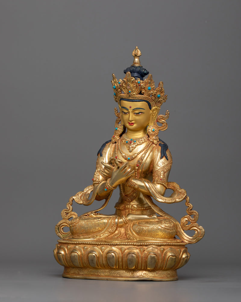 Vajradhara Primordial Buddha in Vajrayana Figurine | Tibetan Himalayan Buddhist Deity