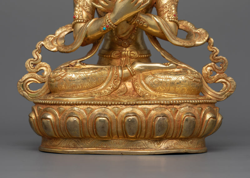 Vajradhara Primordial Buddha in Vajrayana Figurine | Tibetan Himalayan Buddhist Deity