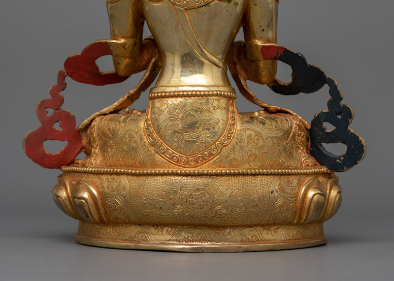 Vajradhara Primordial Buddha in Vajrayana Figurine | Tibetan Himalayan Buddhist Deity