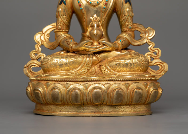 Long Life Deity Amitayus Buddha Statue | Symbolizes Longevity and Blessings