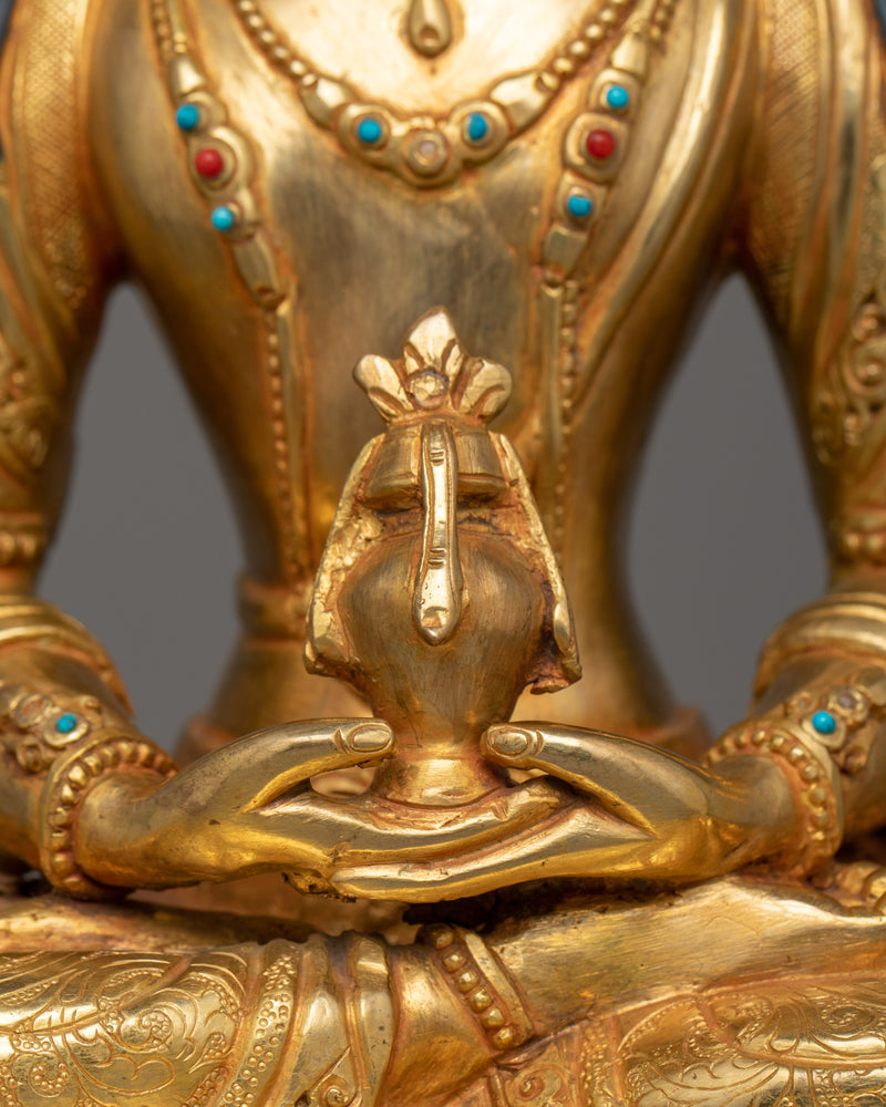 Long Life Deity Amitayus Buddha Statue | Symbolizes Longevity and Blessings