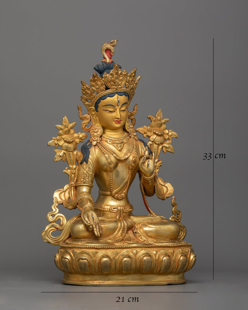 feminine-energy-white-tara-statue