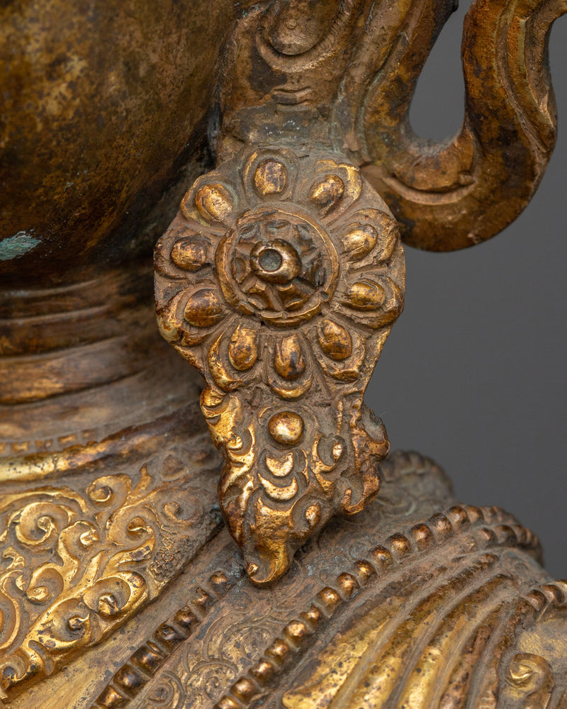 Bodhisattva of The Past Dipankara Buddha Statue | Tibetan Sculpture Art