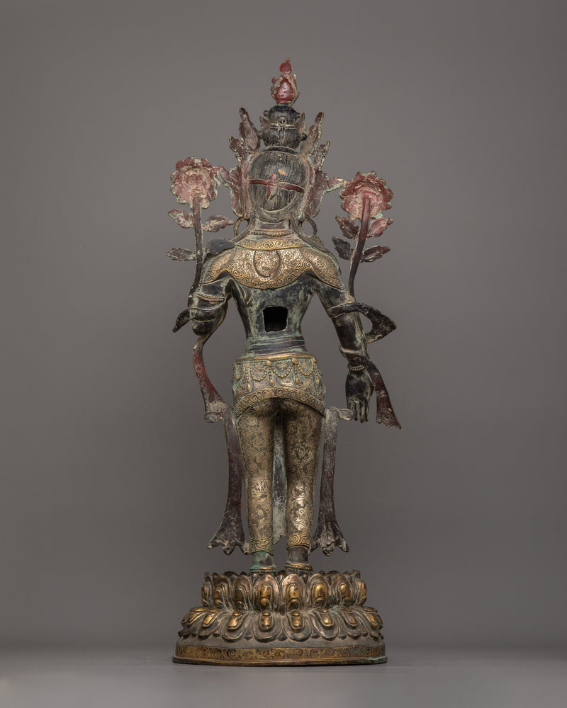 Syamatara "The Protective Deity in Buddhism" | Himalayan Goddess Tara Sculpture