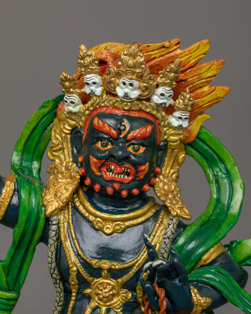 Vajrapani The Protector of Buddha Statue | Buddhist Sculpture for Strength and Protection