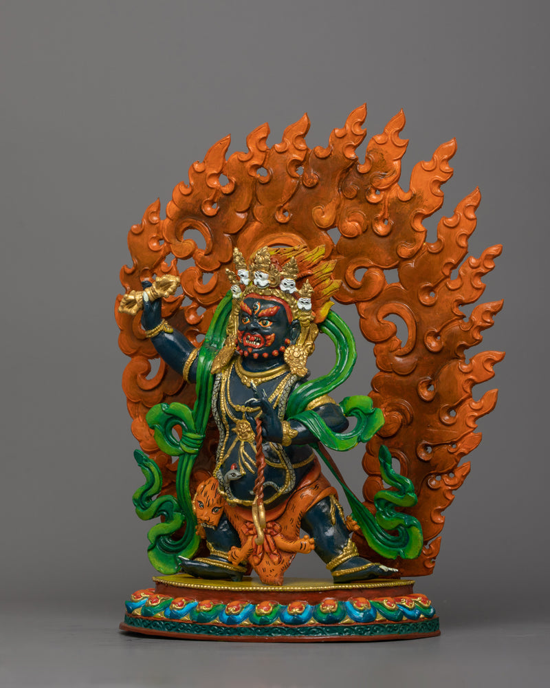 Vajrapani The Protector of Buddha Statue | Buddhist Sculpture for Strength and Protection