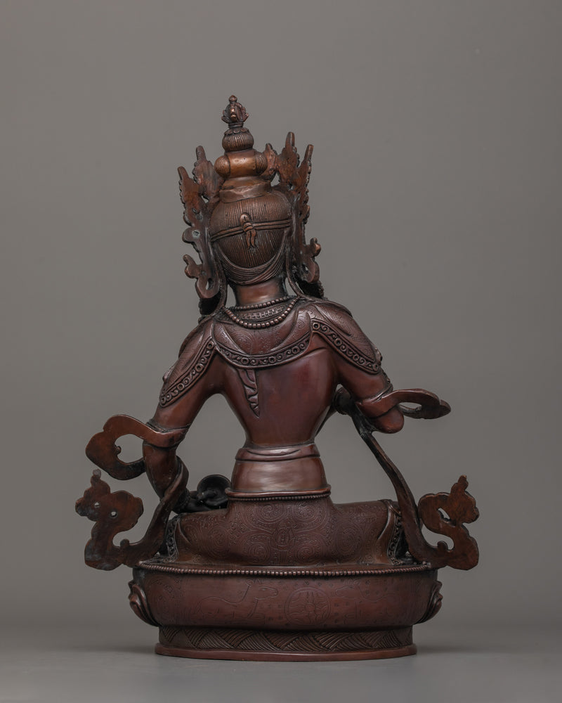 Tibetan Vajrasattva Deity Statue for Altars | Symbolizing Purification & Clarity