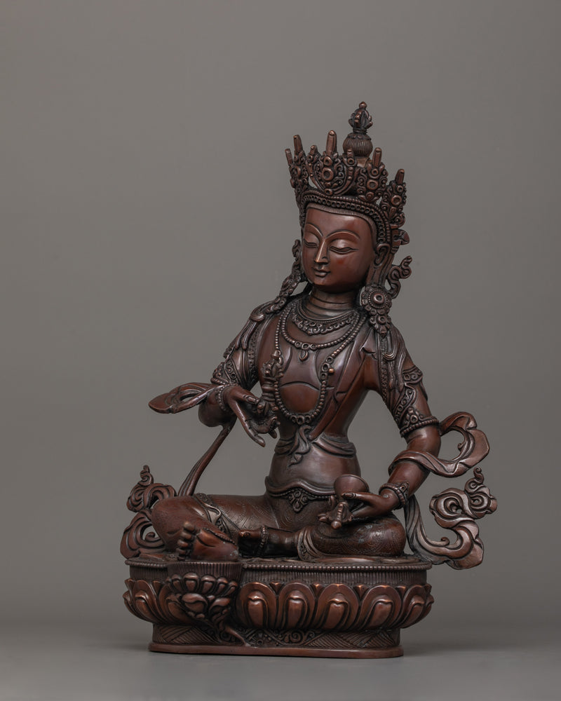 Tibetan Vajrasattva Deity Statue for Altars | Symbolizing Purification & Clarity