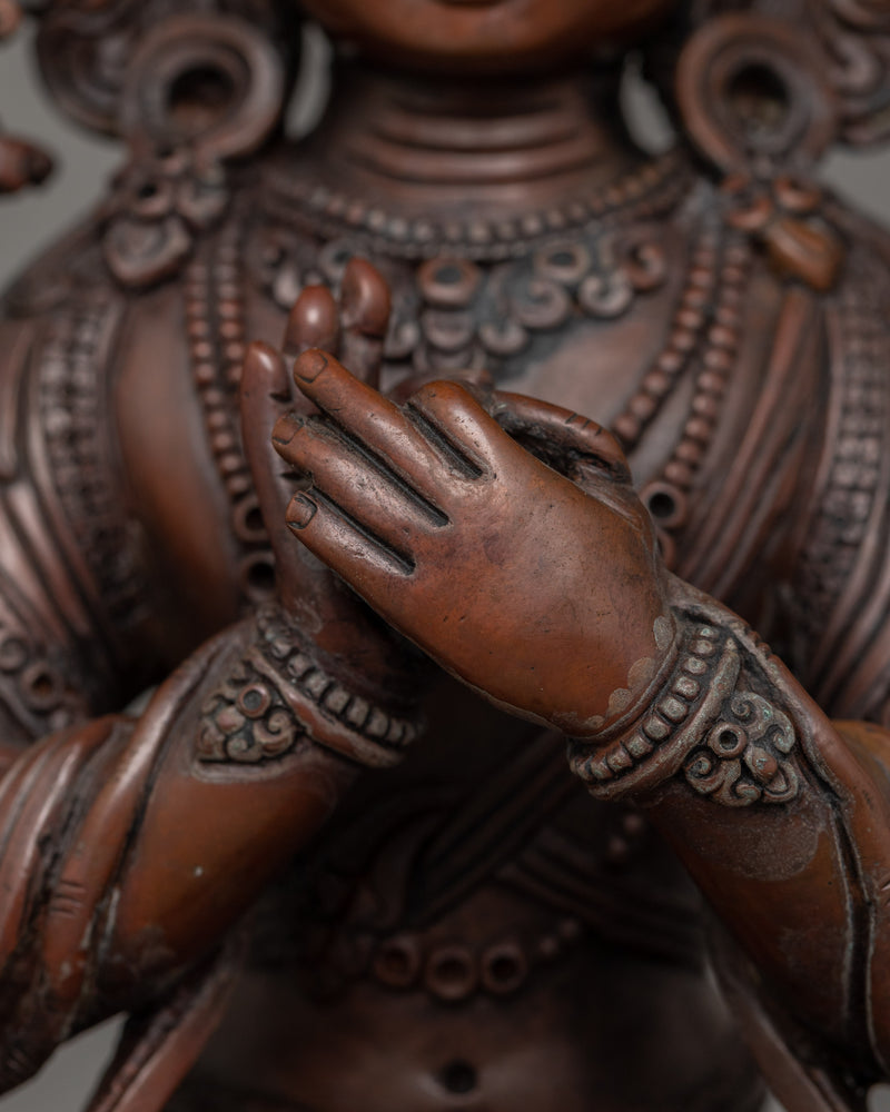 Religious Sculpture of Maitreya Buddha | Protector of Future Universal Compassion