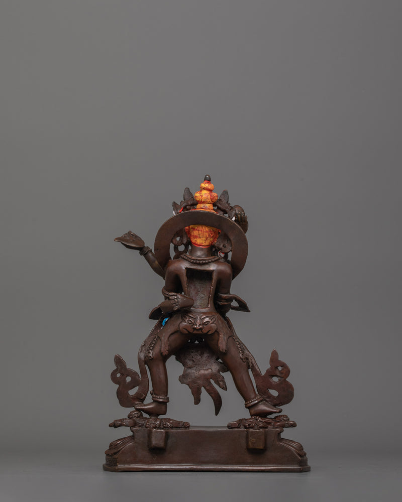 Tantric Deity Chakrasamvara Statue | Vajrayana Rituals Wrathful Deity