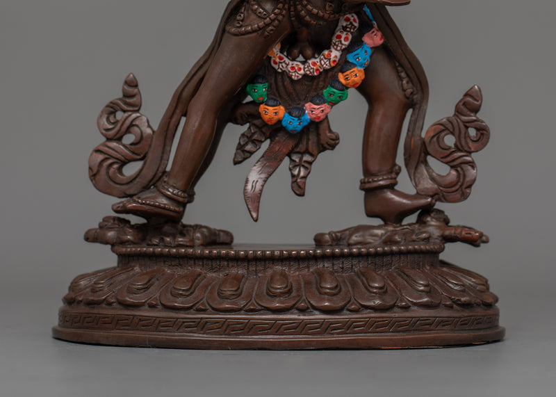 Tantric Deity Chakrasamvara Statue | Vajrayana Rituals Wrathful Deity