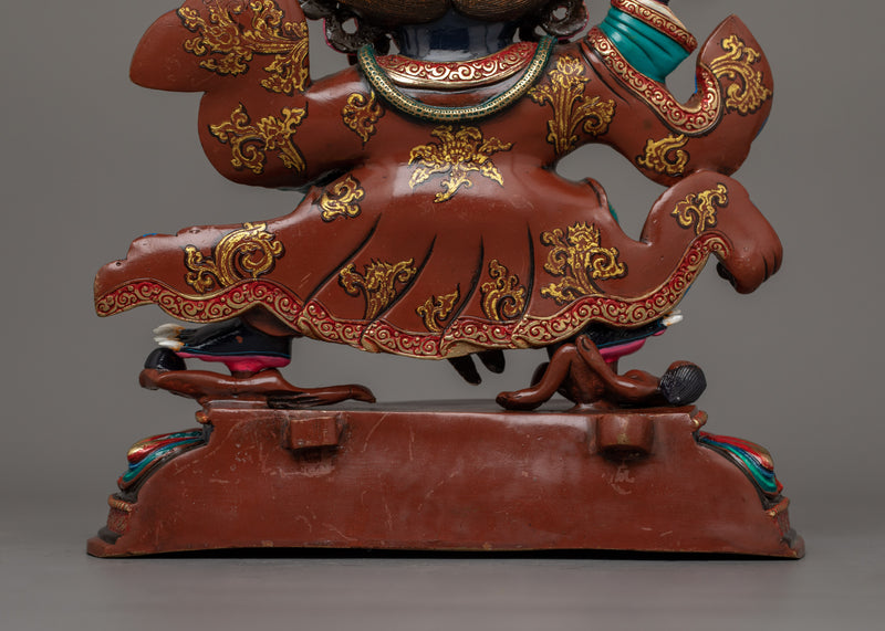 Guardian of the Dharma Mahakala Bernakchen | Tibetan Buddhism Sacred Art