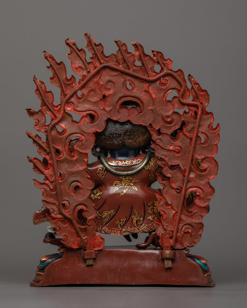 Guardian of the Dharma Mahakala Bernakchen | Tibetan Buddhism Sacred Art