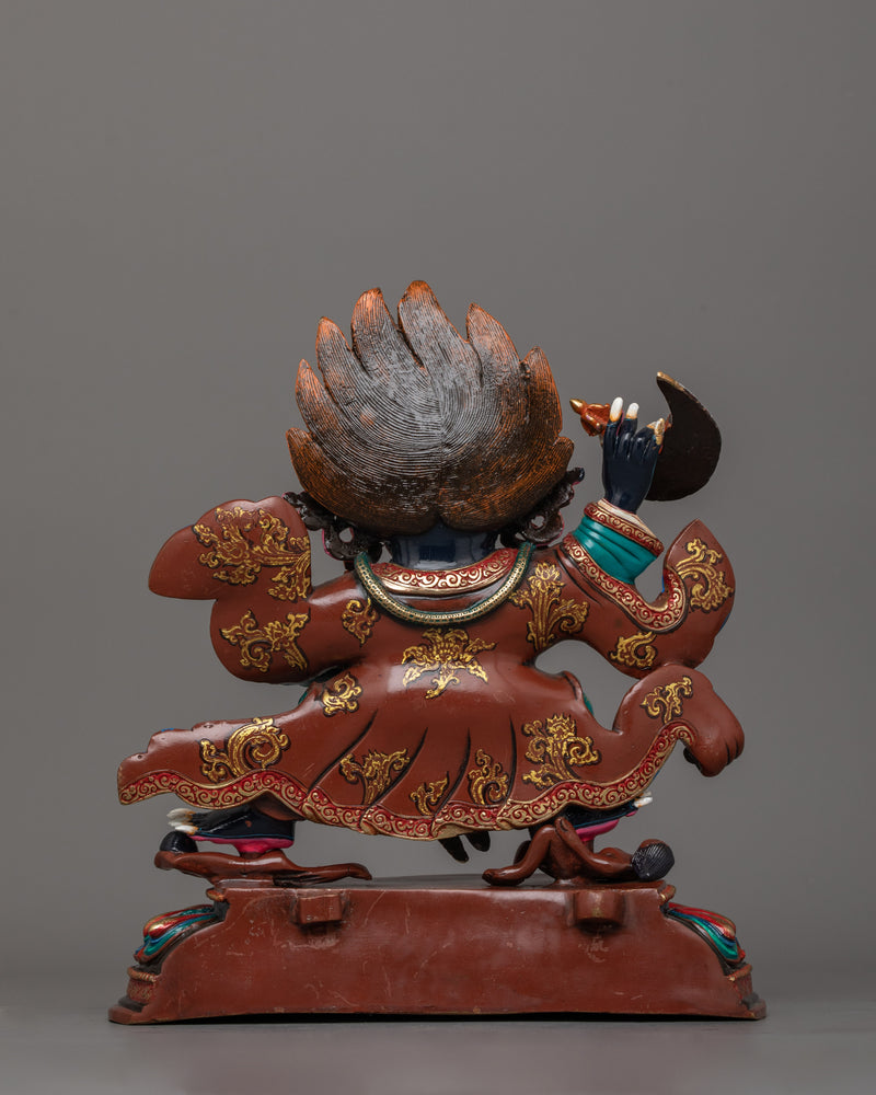 Guardian of the Dharma Mahakala Bernakchen | Tibetan Buddhism Sacred Art