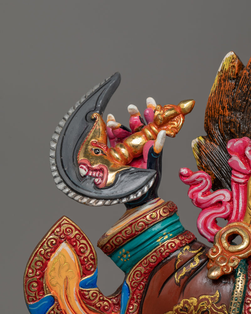 Guardian of the Dharma Mahakala Bernakchen | Tibetan Buddhism Sacred Art