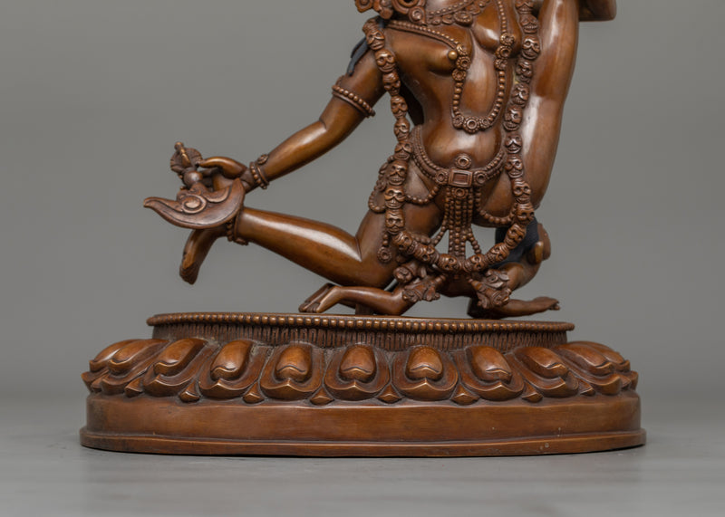 Fierce Vajrayogini Female Dakini Sculpture | Statue for Spiritual Transformation