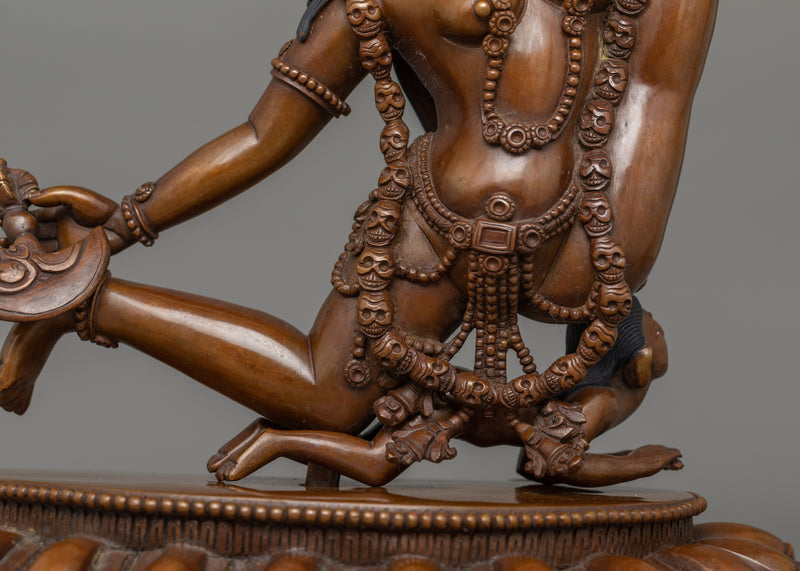 Fierce Vajrayogini Female Dakini Sculpture | Statue for Spiritual Transformation