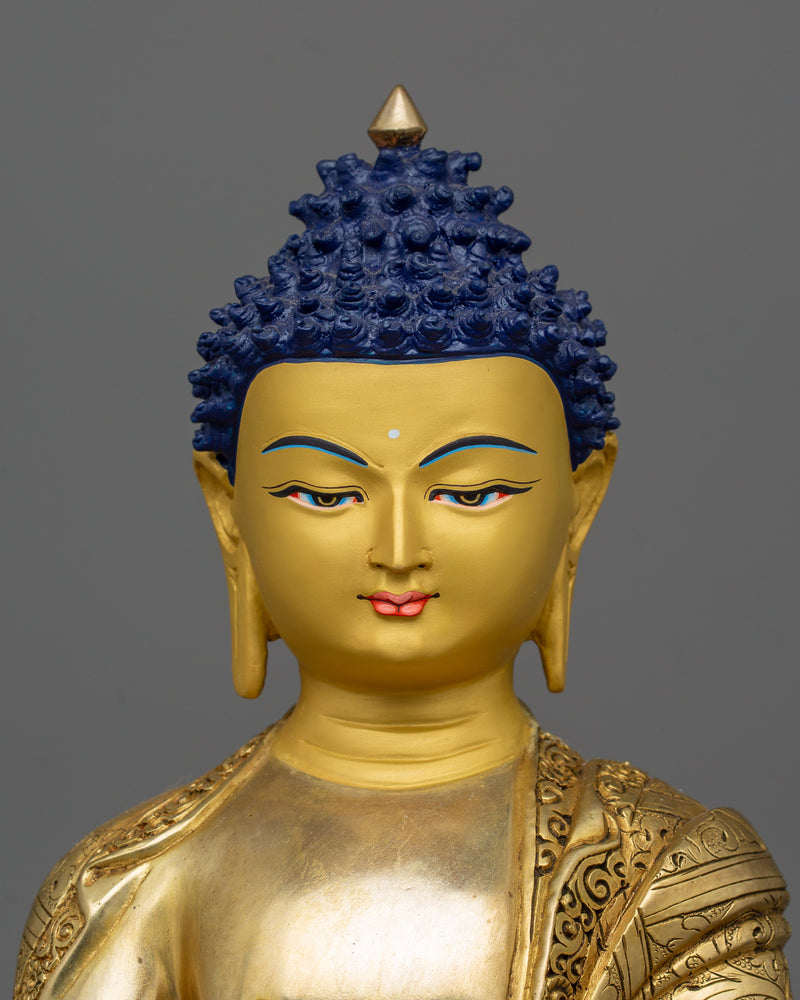 Bhaishajyaguru Tibetan Healing Buddha Sculpture | Sangye Menla Lord of Medicine