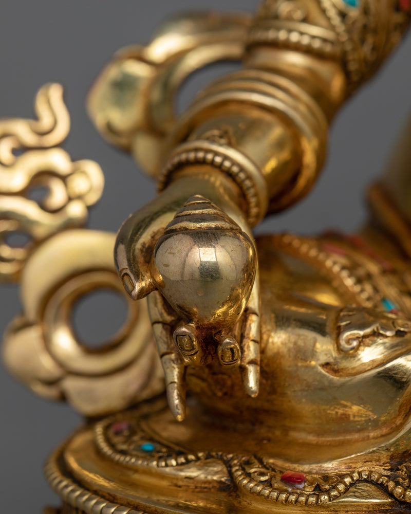 Wealth God Dzambhala Figurine | An Exquisite Handmade Sculpture