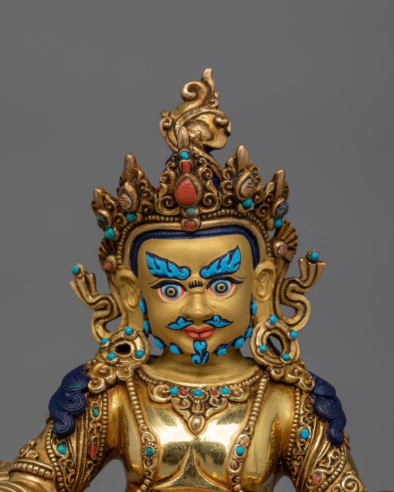 Wealth God Dzambhala Figurine | An Exquisite Handmade Sculpture