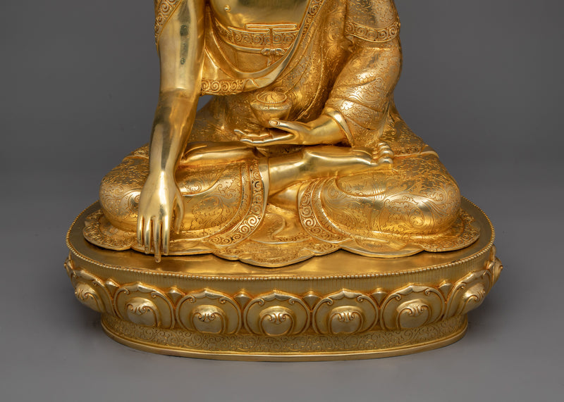 Peaceful Buddha of Enlightenment Shakyamuni | Ideal for Rituals and Reflection